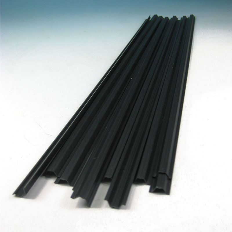 DUHA 11423 L - 10 Spundwände lose, schwarz, 280 mm lang