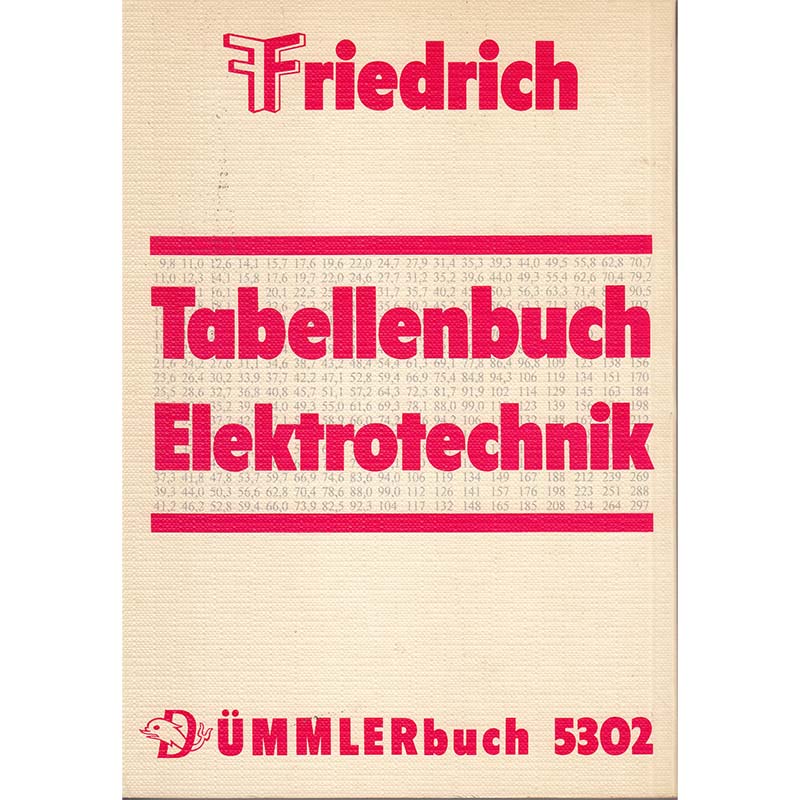 Friedrich - Tabellenbuch Elektrotechnik 1982