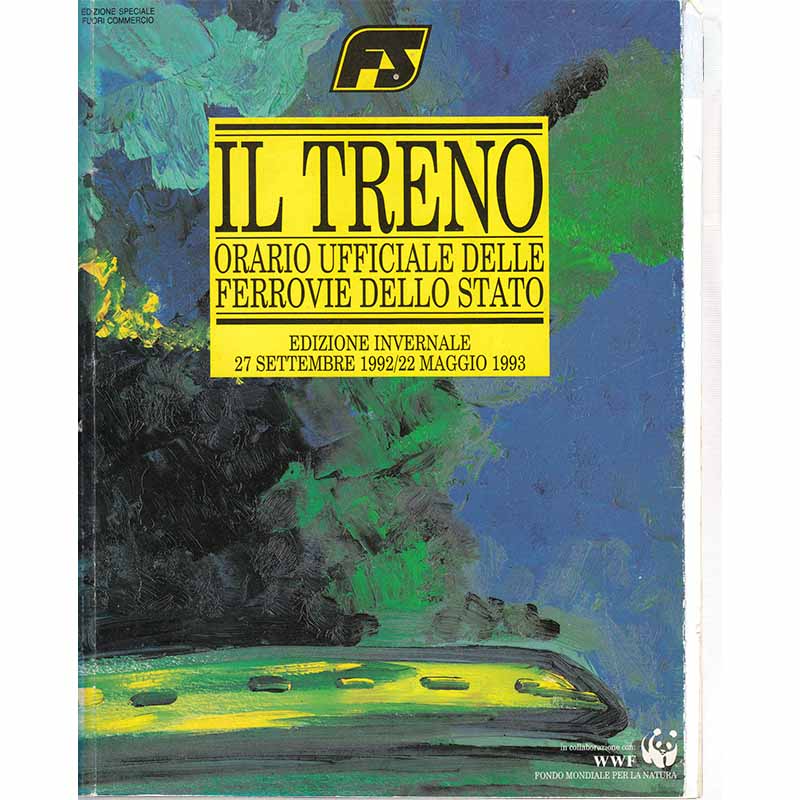 Kursbuch italienisch Il treno - Orario ufficiale delle ferrovie dello stato 1992 (italienisch)