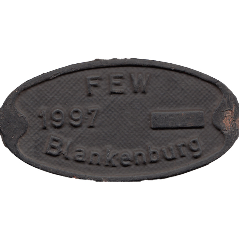 Original Waggonschild FEW 1997 Blankenburg