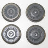 4 Dampflokräder Fleischmann H0, Ø 17,5 mm (36)