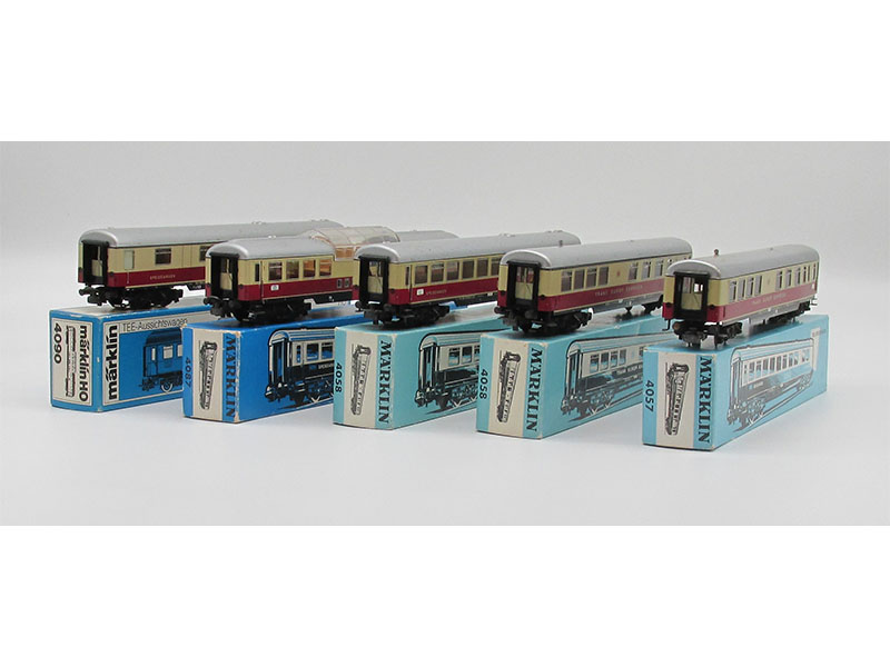 Märklin, 4057, 4058, 4087, 4090, TEE, trans europ express