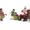 Preiser 44931 - Weihnachtsmann im Sessel & Mutter mit Kindern