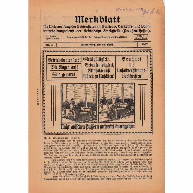 Merkblatt