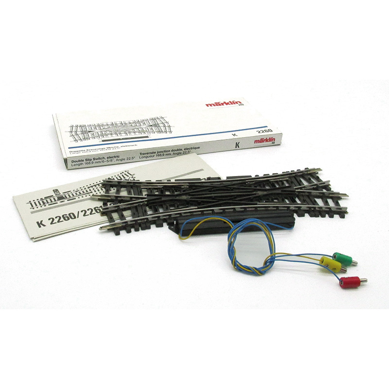 Märklin H0 K-Doppelte Kreuzungs-Weiche elektrisch 2260
