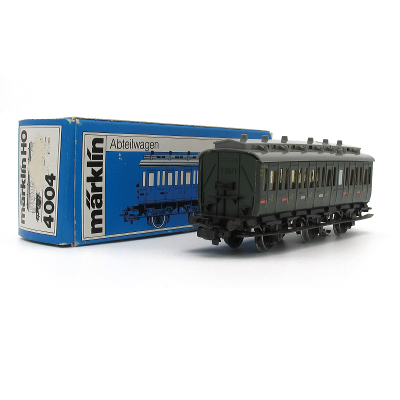 Märklin H0 4004 Abteilwagen mit Innenbeleuchtung, Blechwagen (330/1)