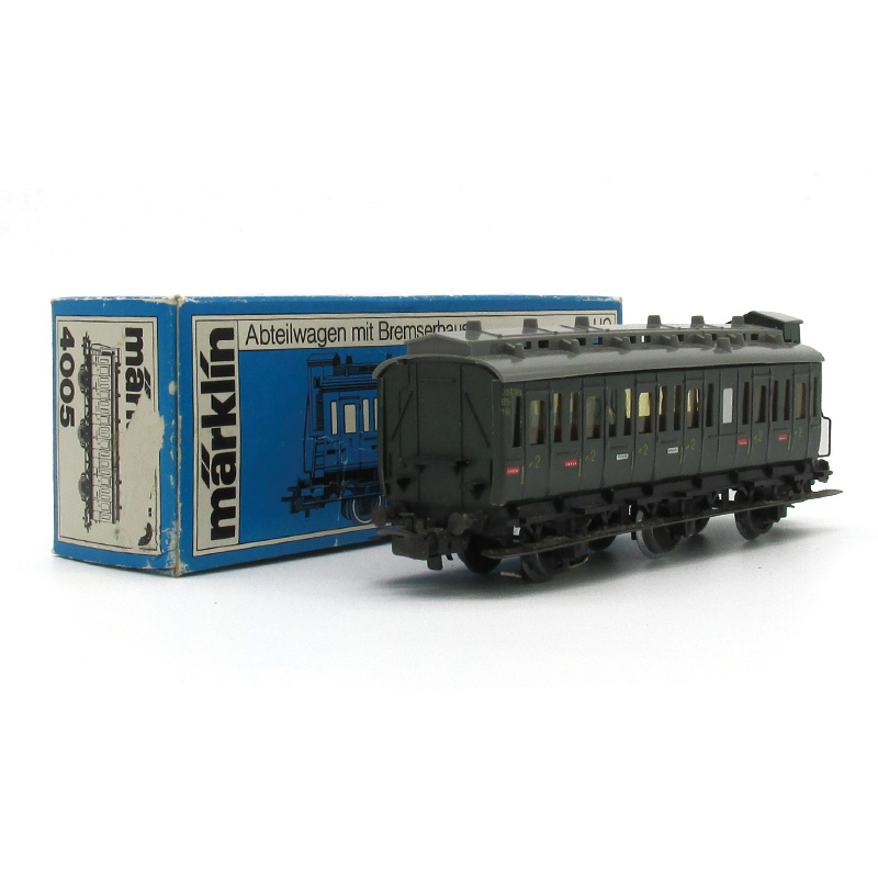 Märklin H0 4005 Abteilwagen mit Bremserhaus - Blechwagen (330/2)
