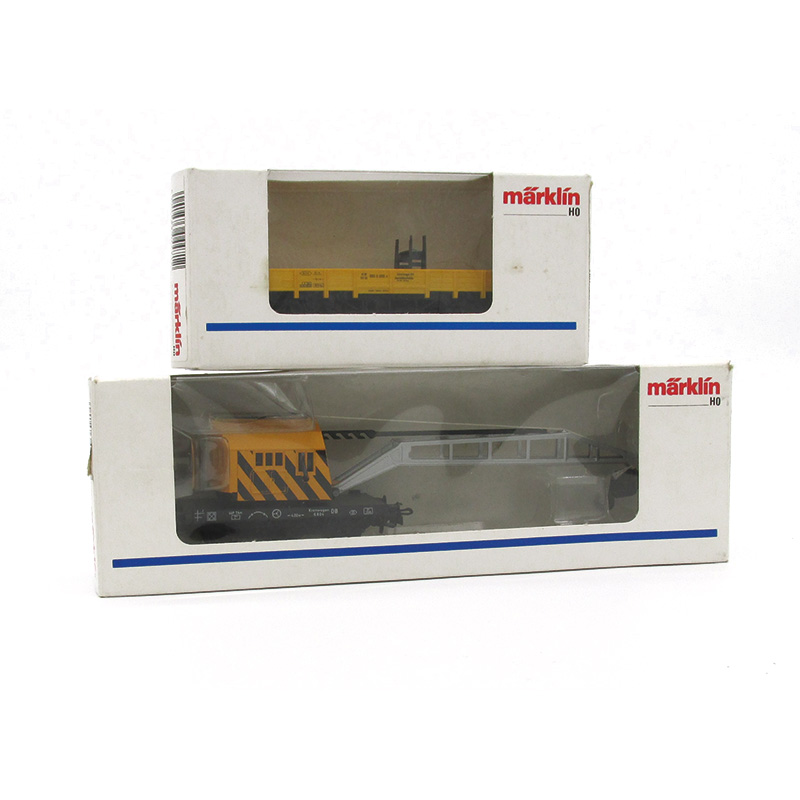Märklin H0 4671/4471 Kranwagen mit Schutzwagen