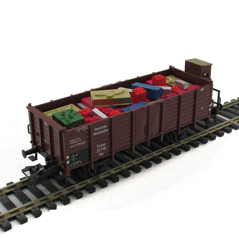 Märklin H0 46032 Hochbordwagen mit BH DR Weihnachtspäckchen
