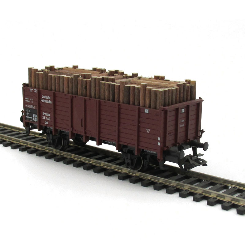 Märklin H0 4795 Hochbordwagen DR mit DUHA Ladegut Grubenholz