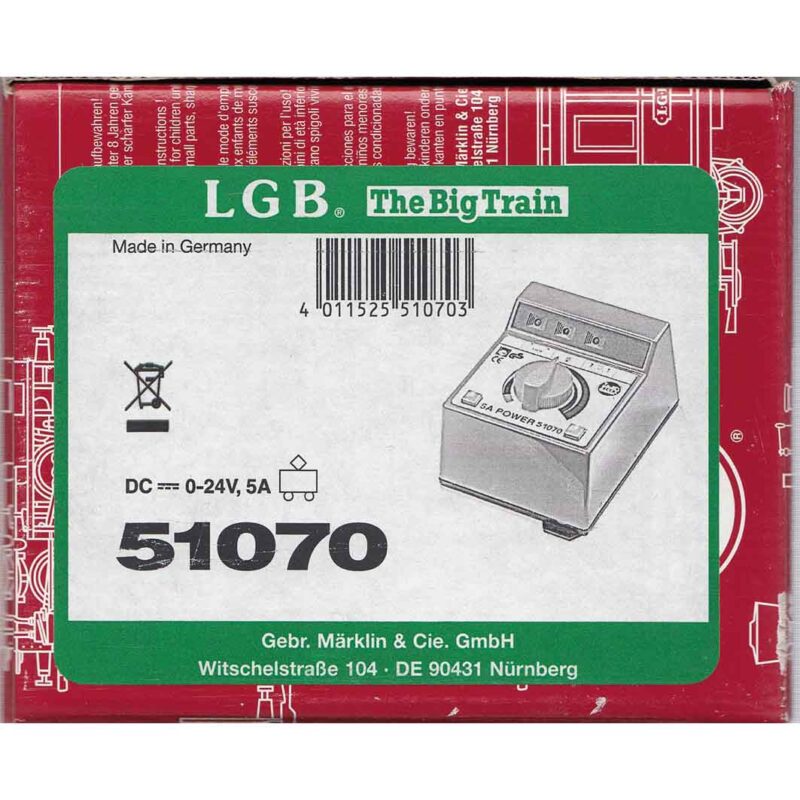 LGB 51070 - Elektronischer Fahrregler 5A – Bild 2