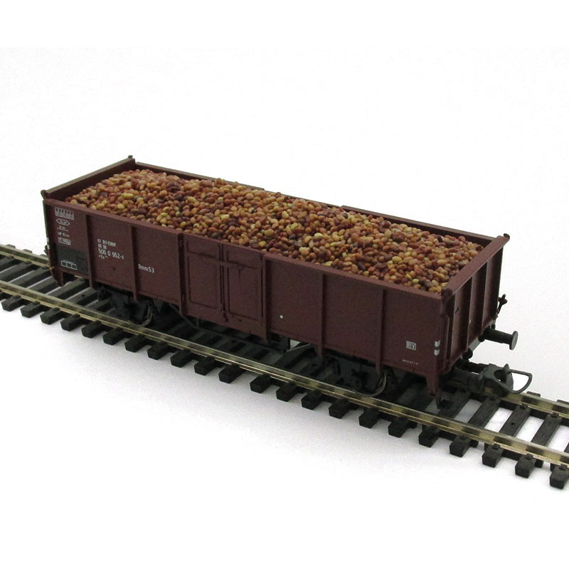 Roco H0  Hochbordwagen DR Omm53 mit DUHA Ladegut Rüben