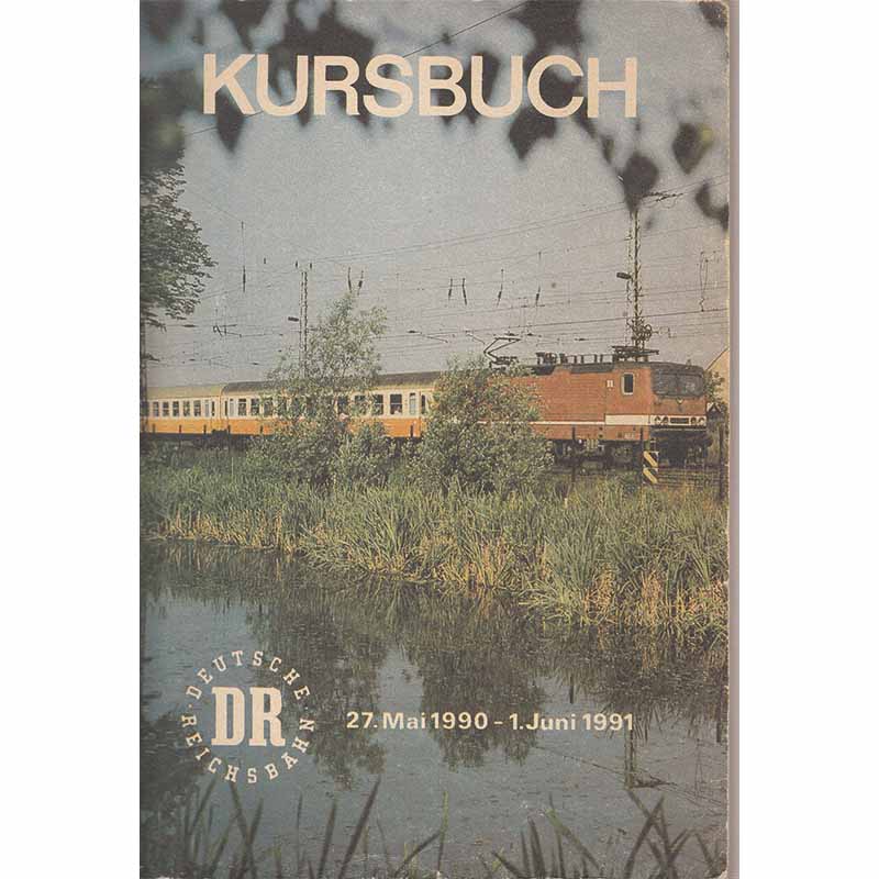 DR Kursbuch, 1990/1991 inkl. Landkarte