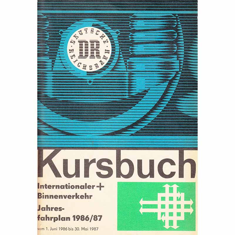 Kursbuch Deutsche Reichsbahn 1986 1987