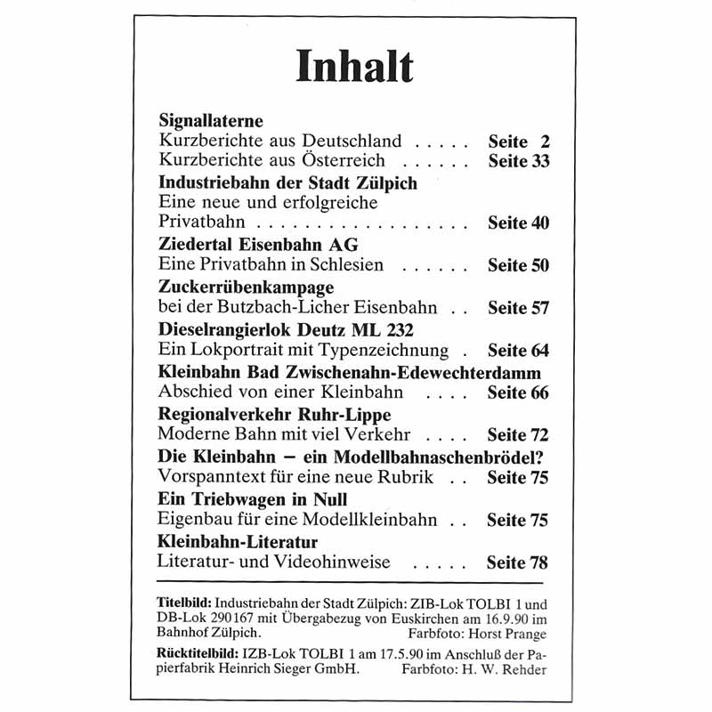 Die Kleinbahn Band 5 - Privatbahnen & Werksbahnen - Zeunert – Bild 2