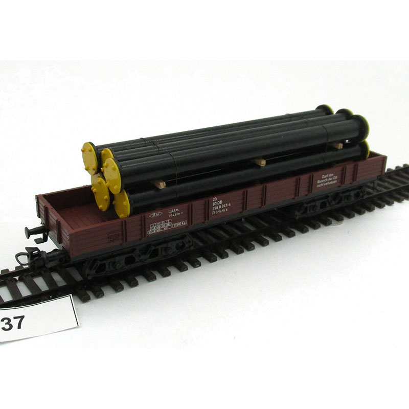 Märklin Niederbordwagen mit DUHA Ladegut Rohre