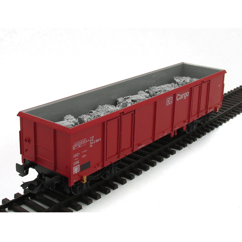 TRIX H0 4-achs Güterwagen Eaos mit DUHA Ladegut Alu-Schrott – Bild 4