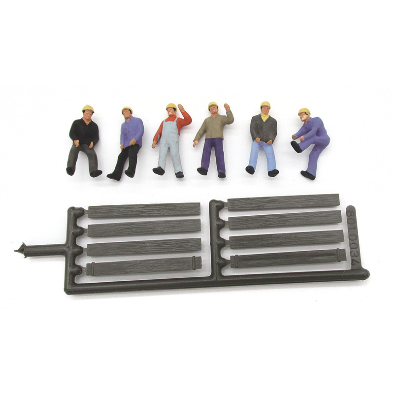 Preiser Figuren Arbeiter Schwellenträger