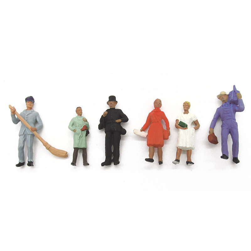 Preiser Figuren Spur H0 Passanten auf der Straße