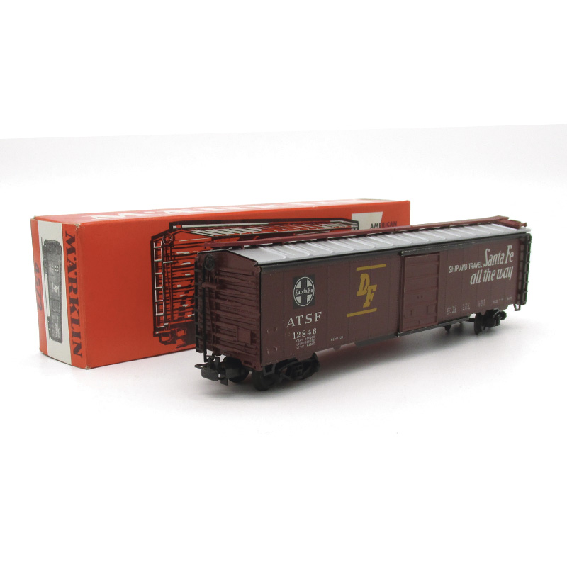 Märklin 4572 Box-Car der AT & SF, Blech-Gehäuse, Aufschrift DF ATSF 12846, ROUTE OF THE Texas Chief