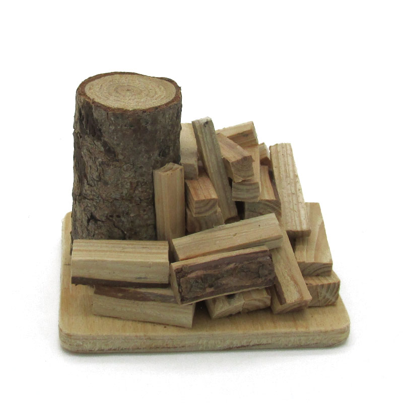 Hackstock Holz Echtholz
