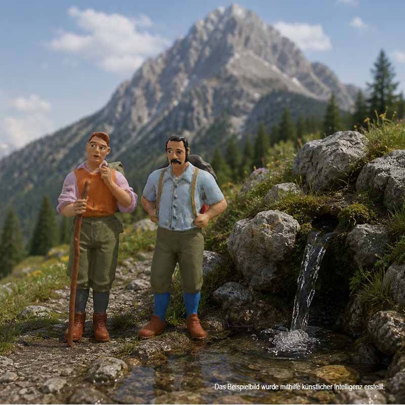 Preiser 63099 - Wanderer, Spur 1 Figuren