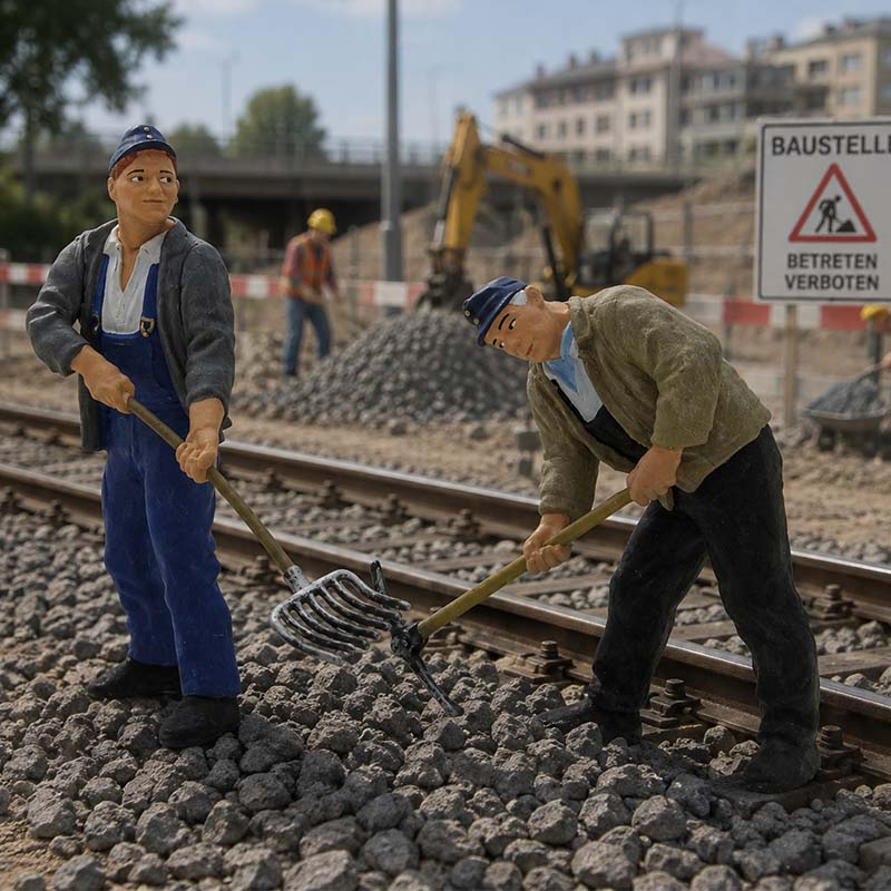 Preiser Figuren 45007 Gleisbauarbeiter